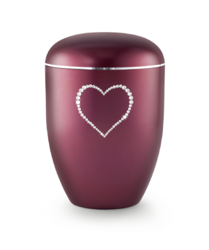 Crystal red Swarovski heart