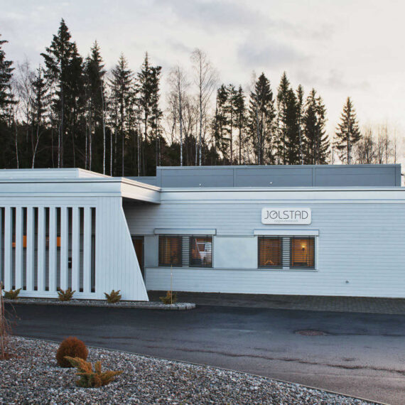 Lokalene til Jølstad begravelsesbyrå i Hadeland
