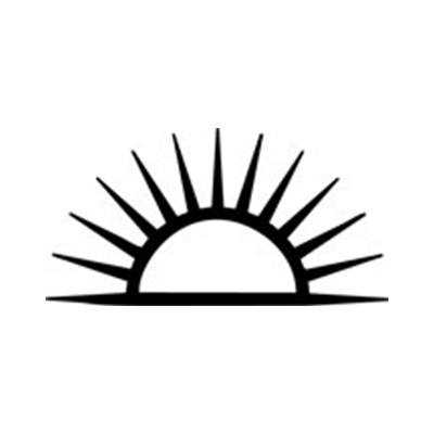 Symbol av en solnedgang