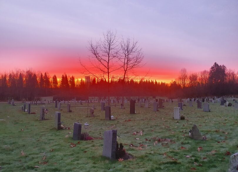 Gravstein og minneplate som et varig minne og samlingspunkt